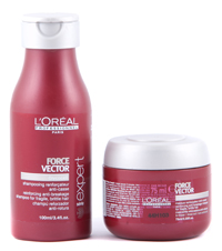 Шампунь и маска Loreal Professionnel Expert Force Vector