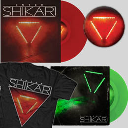 ENTER SHIKARI SIGNED CD/DVD / T-SHIRT/ STICKER/ BADGE/