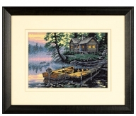 Morning Lake 	(Dimensions)
