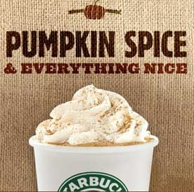 starbucks pumkin spice latte