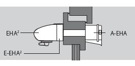 Приточный клапан Aereco EHA2 5-35 с наружным козырьком