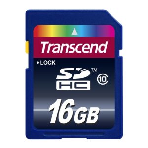 Transcend 16 GB Class 10 SDHC Flash Memory Card