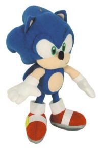 Sonic plushie (Silver/Shadow)