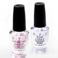 OPI top and base coat