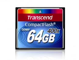 Compact Flash 64Gb - Transcend 400x Extreme Speed