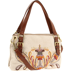 Fossil Lola Fabric Satchel Embroidery