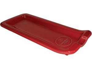 Emile Henry spoon rest in red