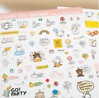 Diary Decoration Sticker Pony Brown Happy Day