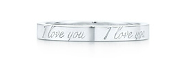 Tiffany Notes I Love You ring