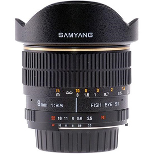 SAMYANG MF 8 f/3.5 Fisheye для Canon