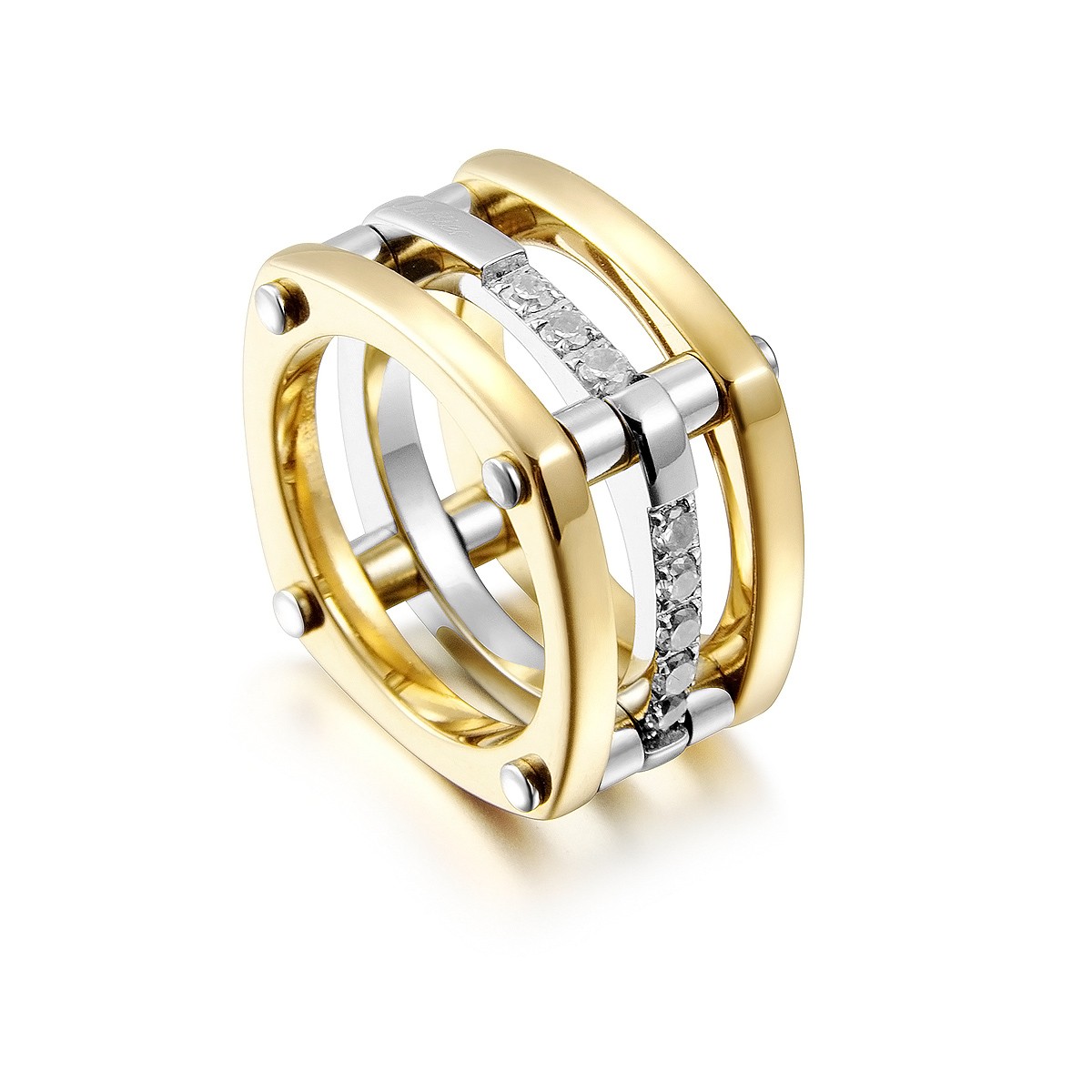 Булгари мужские кольца с бриллиантом