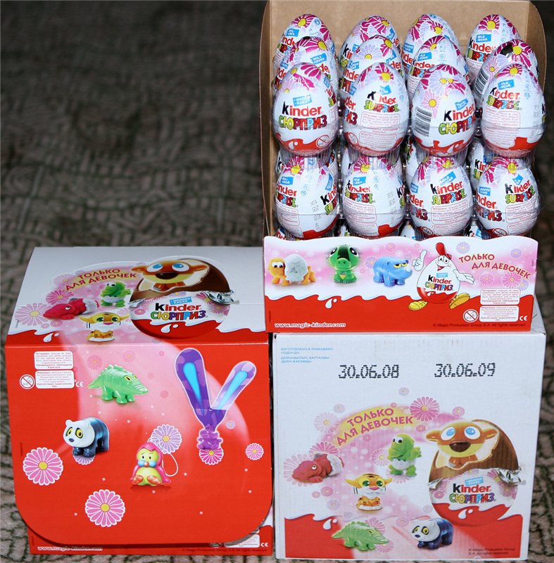 Шоколадное яйцо Kinder Joy 1 коробка 24 KINDER купить в интернет-магазине Wildberries