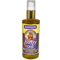 Badger Company, Baby Oil, 4 fl oz (118 ml)