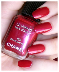 лак для ногтей Chanel # 183 Shanghai red