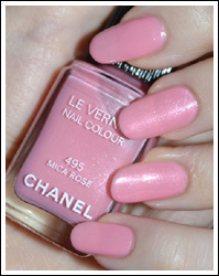 лак для ногтей Chanel #495 Mica rose