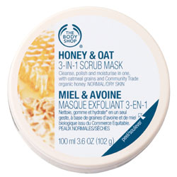 The Body Shop - Honey & Oat 3-in-1 Scrub Mask