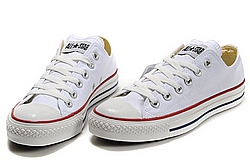 Converse белые низкие