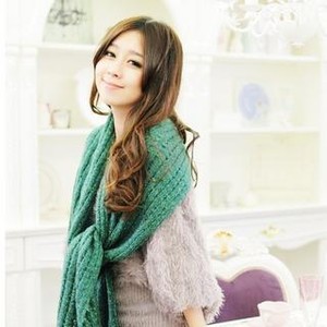 dusky grass green  scarf