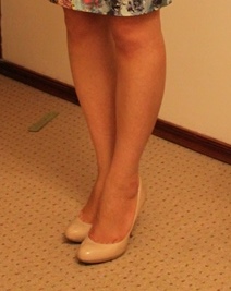 Туфельки nude