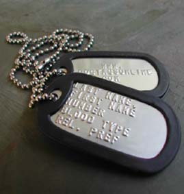 солдатский медальон