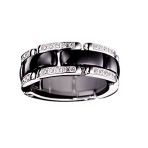 кольцо chanel ultra black узкое