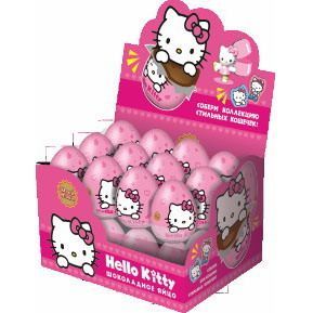 блок шоколадных яиц Hello kitty