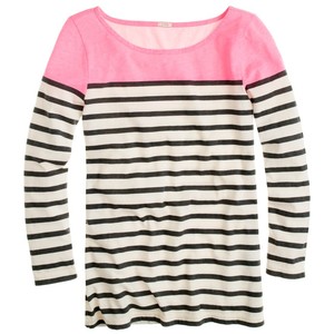 J. Crew Colorblock stripe tee