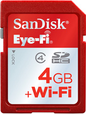 SDHC 4Gb Eye-Fi SDSDWIFI-004G-X46 + WI-FI