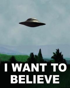 Плакат I want to believe