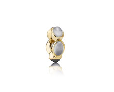 Pandora Spacer 14K Cabochon Chalcedony