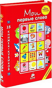 Мои первые слова. Русский язык. Комплект из 15 книжек-кубиков