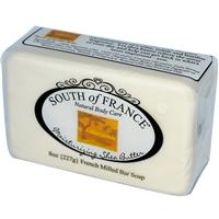 South of France, Moisturizing Shea Butter, French Milled Bar Soap, 8 oz (227 g)