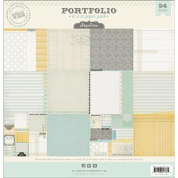 набор бумаги Pink Paislee Portfolio 12x12