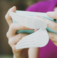ANGELA Wing Jelly Case for iPhone 5