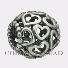 Authentic Pandora Sterling Silver Open Your Heart Bead