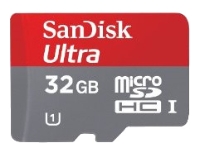 MicroSDHC карта на 32 Гб, класс 10 и лучше