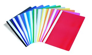 Несколько папок-скоросшивателей незаурядных цветов