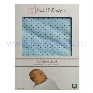 Детская фланелевая простынь на резинке Fitted Crib Sheet