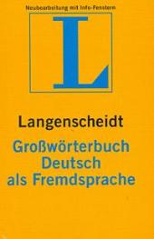 Словарь Grobworterbuch Deutsch als Fremdsprache.Langenscheidt