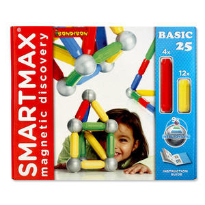 Магнитный конструктор SMARTMAX Основной (basic) набор 25 дет