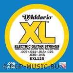 Струны D`ADDARIO EXL125