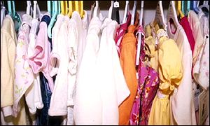 some clothes