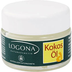Масло кокоса для ухода за поврежденными волосами Logona
