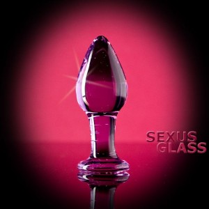 Анальная пробка из стекла Sexus glass