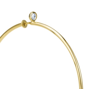 Elsa Peretti™ Diamond Hoop earrings