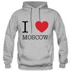 Толстовка I love Moscow