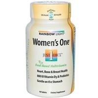 Rainbow Light, Just Once, Women's One, Food-Based Multivitamin, 90 Tablets