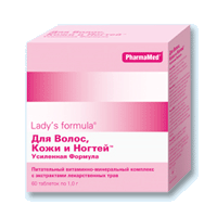 Леди-с формула д/волос,кожи и ногтей усил n60 табл