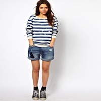 river island boyfriend denim short