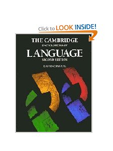 The Cambridge Encyclopedia of Language